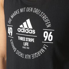 Adidas Krekliņš LOGO TANK TOP Black cena un informācija | Sporta apģērbs sievietēm | 220.lv