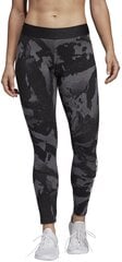 Леггинсы Adidas W E AOP Tights Black Grey цена и информация | Спортивная одежда для женщин | 220.lv