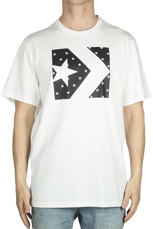 Converse T-krekls Star Fill Chevron Tee White cena un informācija | Vīriešu T-krekli | 220.lv