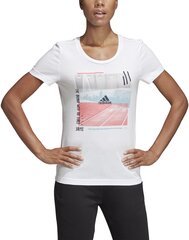 Adidas Blūze 3St Photo Tee White cena un informācija | Sporta apģērbs sievietēm | 220.lv