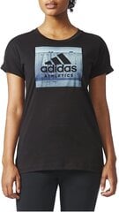 Блуза Adidas CATEGORY ATH W Black цена и информация | Спортивная одежда для женщин | 220.lv