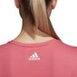 Adidas Krekliņš Foil Linear Pink cena un informācija | Sporta apģērbs sievietēm | 220.lv