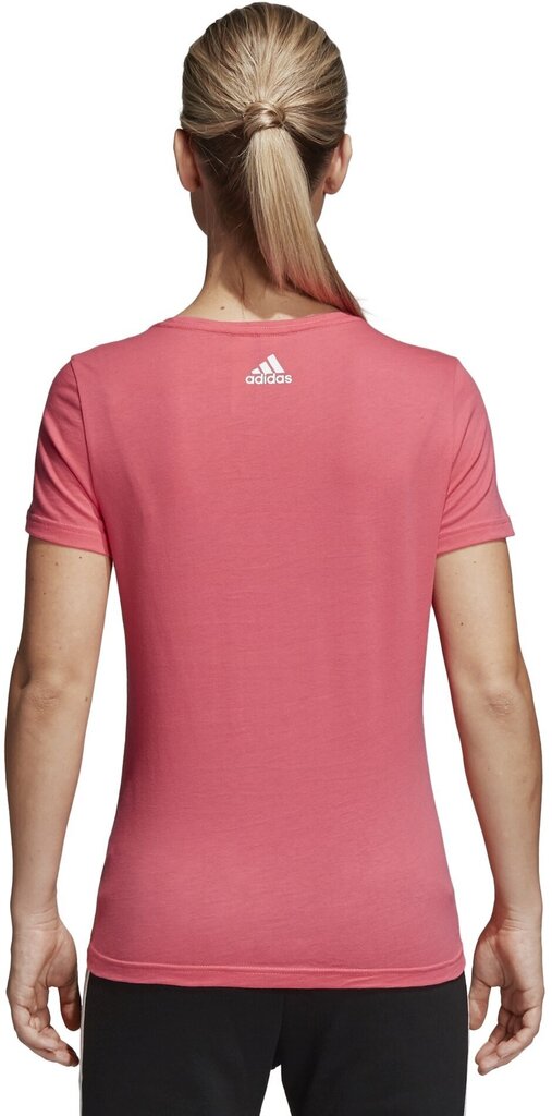 Adidas Krekliņš Foil Linear Pink cena un informācija | Sporta apģērbs sievietēm | 220.lv