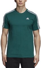 Adidas T-krekls Ess 3S Tee Noble Green cena un informācija | Vīriešu T-krekli | 220.lv