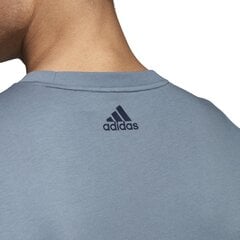 Adidas Футболка Ess Biglogo Tee Blue цена и информация | Мужские футболки | 220.lv