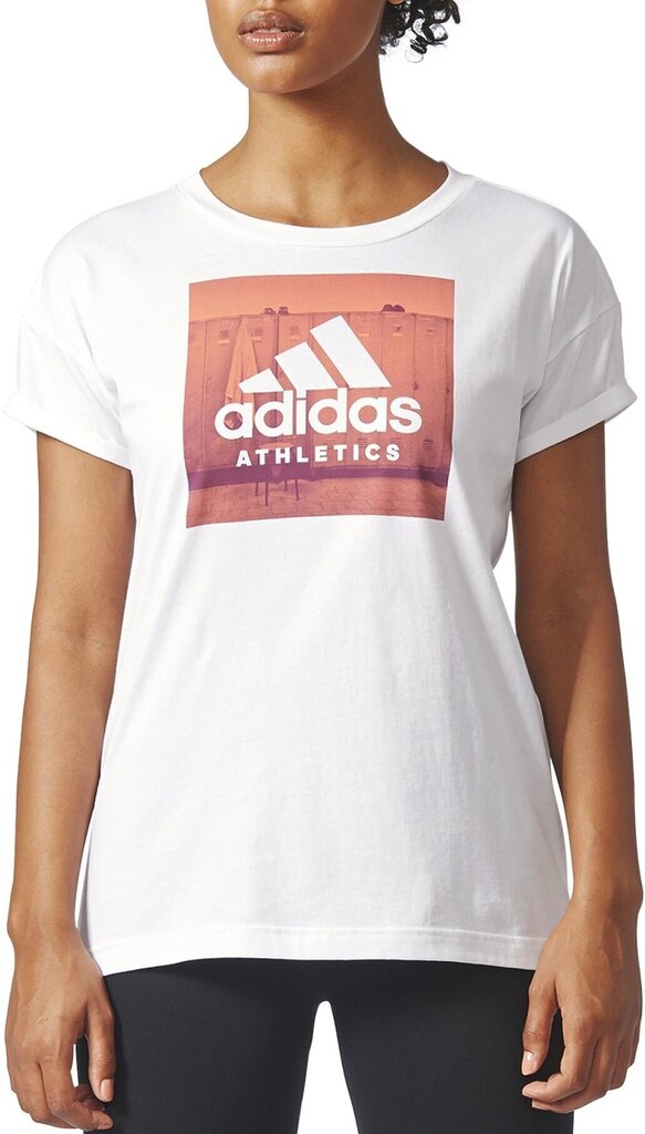 Adidas Krekliņš Category Athletic White цена и информация | Sporta apģērbs sievietēm | 220.lv