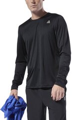 Reebok T-krekls Re Ls Tee Black cena un informācija | Vīriešu T-krekli | 220.lv