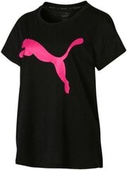 Блуза Puma Active Logo Tee Black цена и информация | Спортивная одежда для женщин | 220.lv