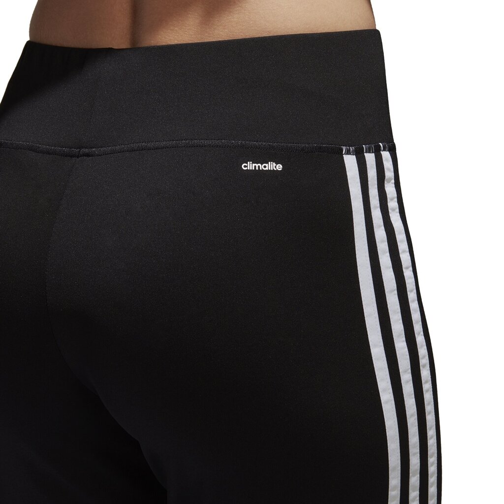 Adidas Bikses D2M Cuff Pants 3S Black White цена и информация | Sporta apģērbs sievietēm | 220.lv
