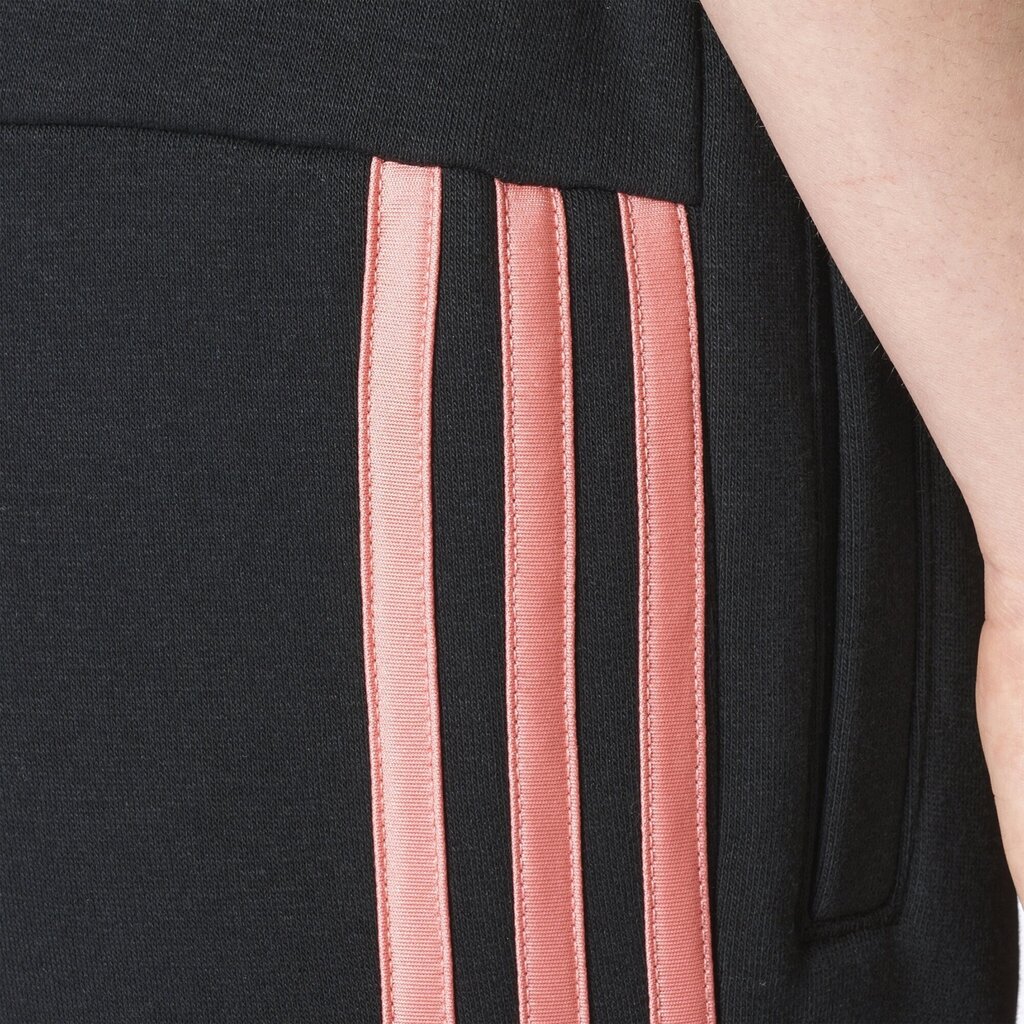 Adidas Bikses Essentials 3 Stripes Pants Cuffed Black цена и информация | Sporta apģērbs sievietēm | 220.lv