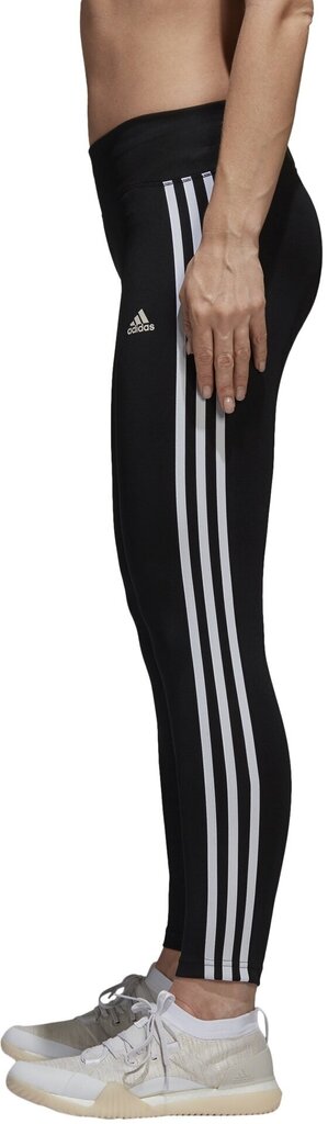 Adidas Legingi Designed 2 Move Climalite 3-Stripes Black White cena un informācija | Sporta apģērbs sievietēm | 220.lv