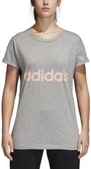 Adidas Блуза Ess Lin Lo Tee Grey цена и информация | Спортивная одежда для женщин | 220.lv