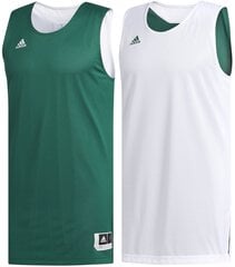 Adidas Basketbola T-krekls Rev Crzy Expl Green White cena un informācija | Vīriešu T-krekli | 220.lv