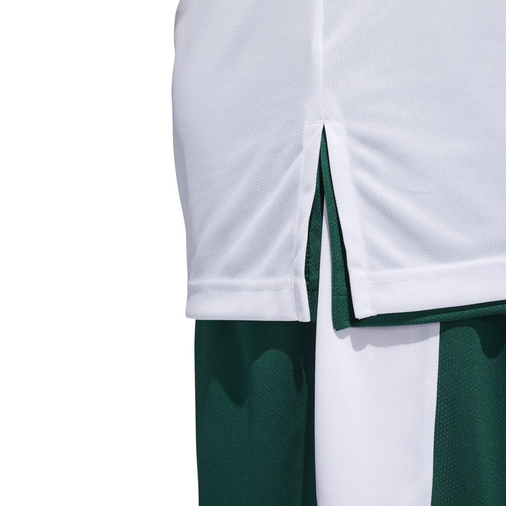 Adidas Basketbola T-krekls Rev Crzy Expl Green White цена и информация | Vīriešu T-krekli | 220.lv