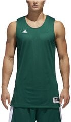 Adidas Баскетбольные шорты Rev Crzy Expl Green White цена и информация | Мужские футболки | 220.lv