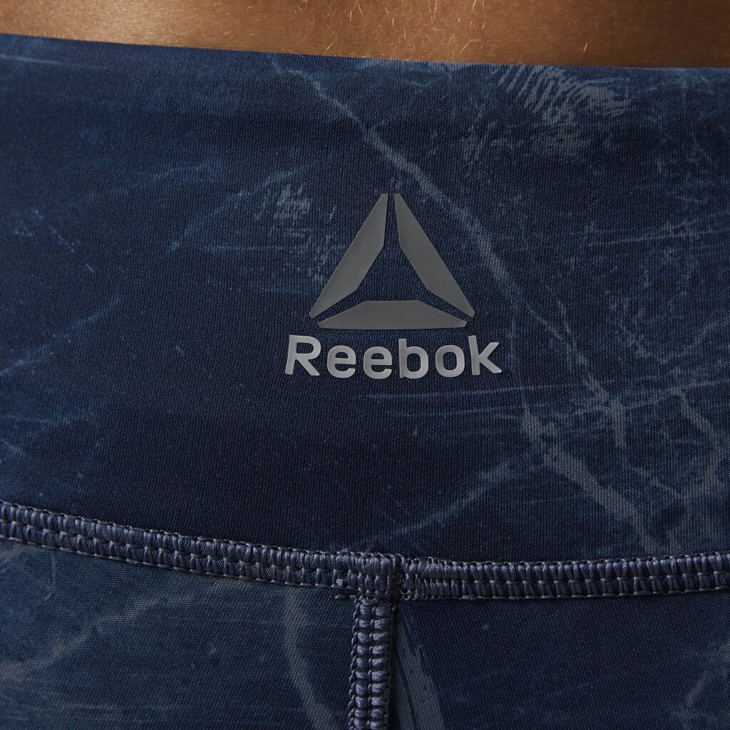 Reebok Legingi Lux Bold Combat Smoky Indigo cena un informācija | Sporta apģērbs sievietēm | 220.lv