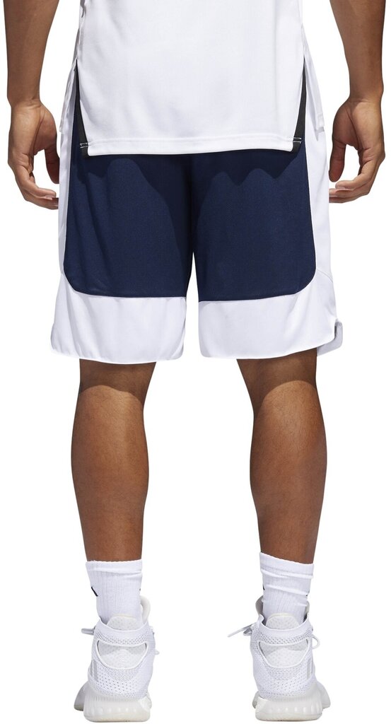 Adidas Basketbola Šorti Rev Crzy Ex Navy White цена и информация | Sporta apģērbs vīriešiem | 220.lv