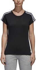 Adidas Krekliņš Ess 3S Slim Tee Black цена и информация | Спортивная одежда для женщин | 220.lv