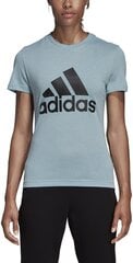 Adidas Блуза W Mh Bos Tee Blue цена и информация | Спортивная одежда для женщин | 220.lv