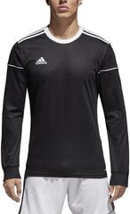 Adidas Futbola T-krekls Squad 17 Jsy Ls Black cena un informācija | Vīriešu T-krekli | 220.lv