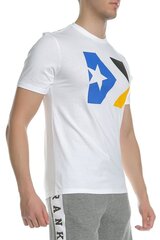 Футболка Converse Star Chevron Tri Color Tee White цена и информация | Мужские футболки | 220.lv