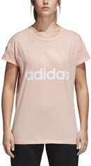 Adidas Блуза Ess Lin Lo Tee Coral цена и информация | Спортивная одежда для женщин | 220.lv