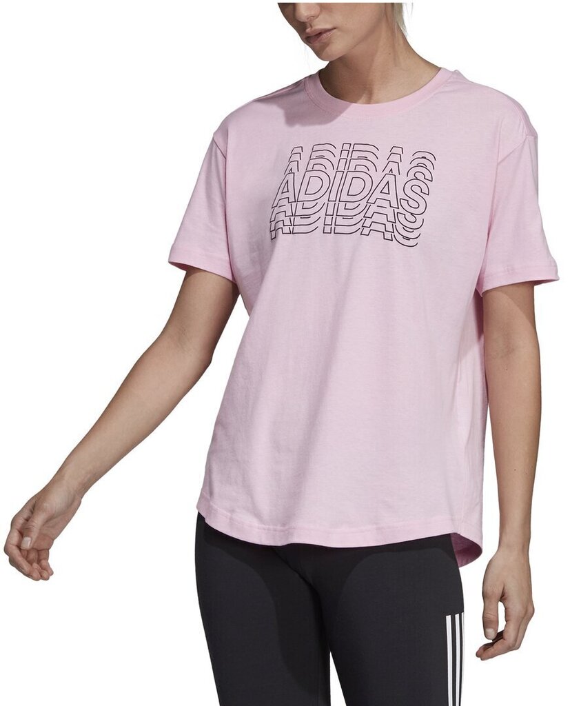 Adidas Krekliņš Lineage Id Tee Pink цена и информация | Sporta apģērbs sievietēm | 220.lv