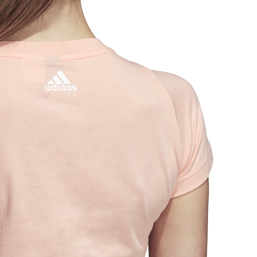 Adidas Krekliņš Ess Li Sli Tee Coral цена и информация | Sporta apģērbs sievietēm | 220.lv