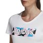 Adidas Krekliņš AOP Pack Tee II White cena un informācija | T-krekli sievietēm | 220.lv