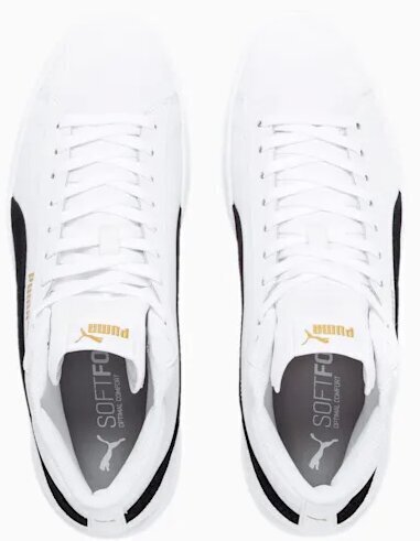 Puma Apavi Smash V2 Mid L White Black cena un informācija | Sporta apavi vīriešiem | 220.lv