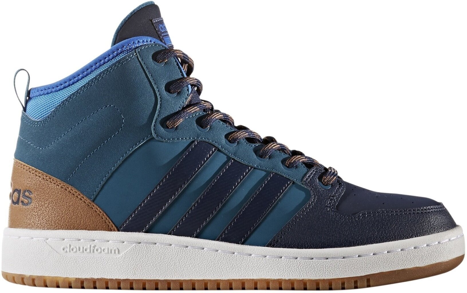 Adidas Neo Apavi Cf Hoops Mid Wt Blue cena un informācija | Vīriešu kurpes, zābaki | 220.lv