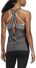 Adidas Krekliņš 3 Stripe Tank Black цена и информация | Женские футболки | 220.lv