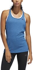 Adidas Krekliņš 3Stripe Tank Blue цена и информация | Женские футболки | 220.lv