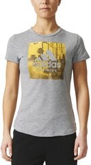 Блуза Adidas Category TR Grey Yellow цена и информация | Женские футболки | 220.lv