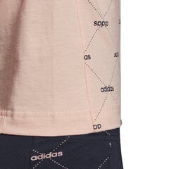 Блуза Adidas W Core Fav T Coral цена и информация | Женские футболки | 220.lv