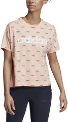 Блуза Adidas W Core Fav T Coral цена и информация | Женские футболки | 220.lv