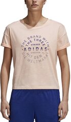 Блузка Adidas Emblem Tee Haze Coral цена и информация | Женские футболки | 220.lv