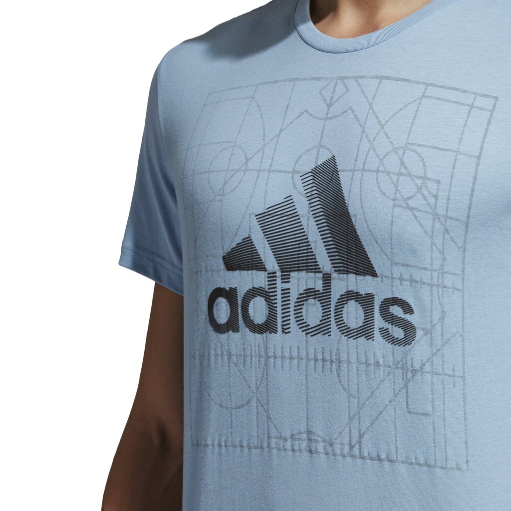 Adidas T-krekls Adi Court Blue cena un informācija | Vīriešu T-krekli | 220.lv
