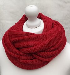 Красный шарф из шерсти мериноса цена и информация | Женские шарфы, платки | 220.lv