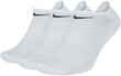 Nike Zeķes U NK Everyday Ltwt NS 3 Pr White цена и информация | Vīriešu zeķes | 220.lv