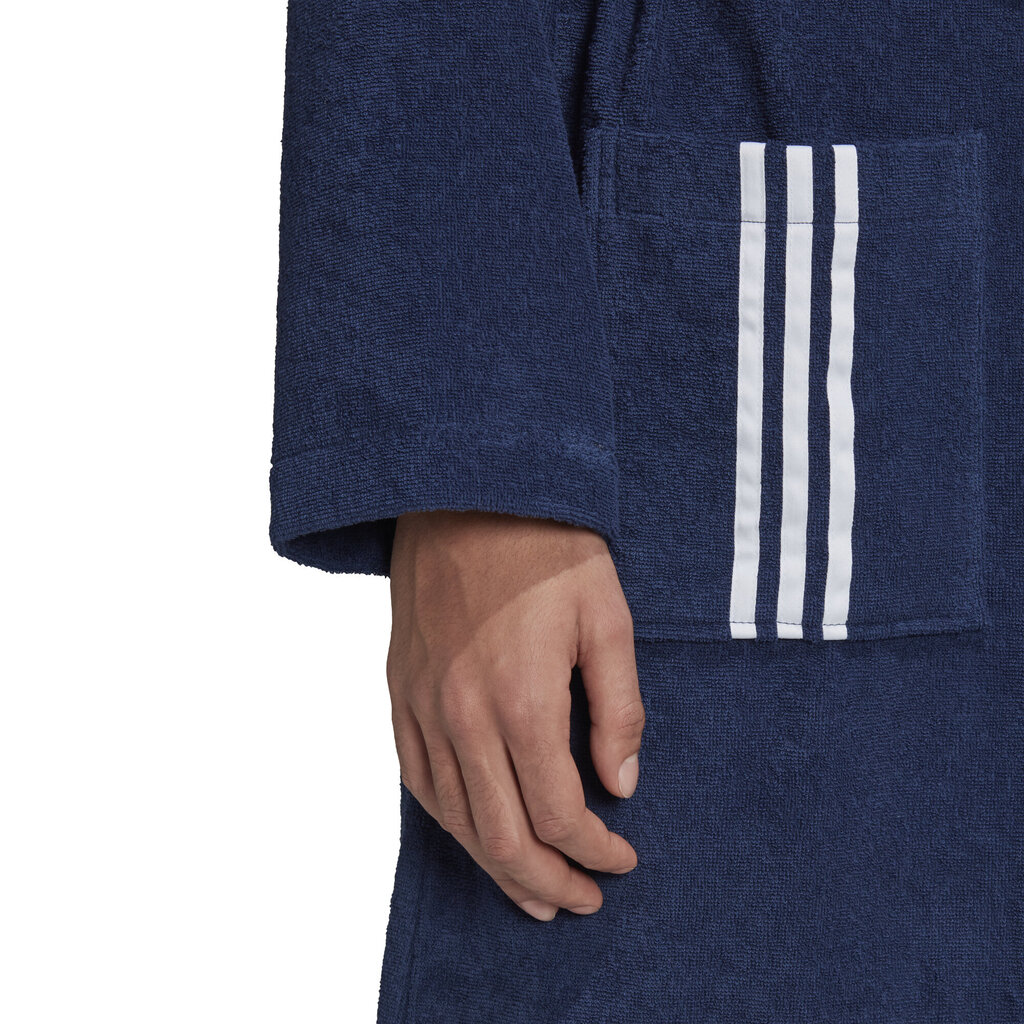 Adidas Peldmētelis Bathrobe U Blue cena un informācija | Vīriešu halāti, pidžamas | 220.lv