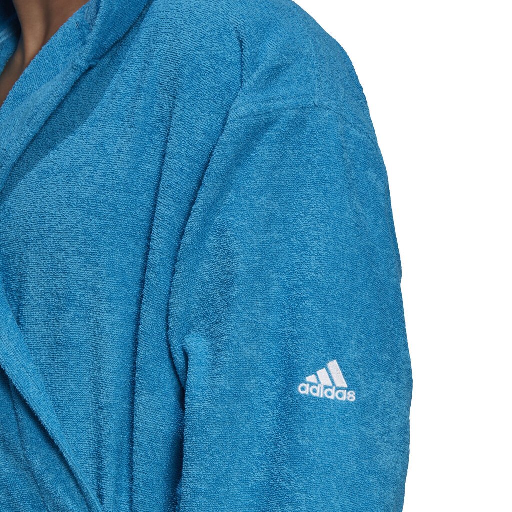 Adidas Peldmētelis Bathrobe U Blue cena un informācija | Vīriešu halāti, pidžamas | 220.lv