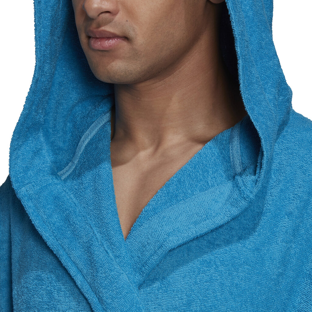 Adidas Peldmētelis Bathrobe U Blue cena un informācija | Vīriešu halāti, pidžamas | 220.lv