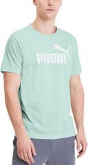 Puma T-krekls Ess + Heather Tee Mist Green cena un informācija | Vīriešu T-krekli | 220.lv