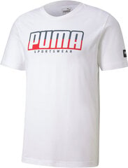 Puma Футболка Athletics Tee White цена и информация | Мужские футболки | 220.lv