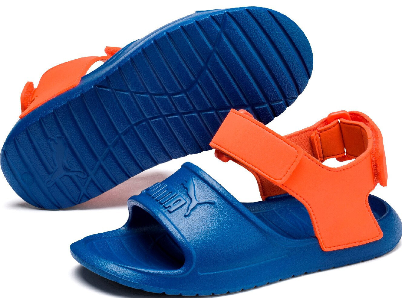 Puma Sandales Bērniem Divecat V2 Injex Blue Orange cena un informācija | Bērnu sandales | 220.lv