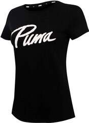 Puma Блуза Athletics Tee Black цена и информация | Спортивная одежда для женщин | 220.lv