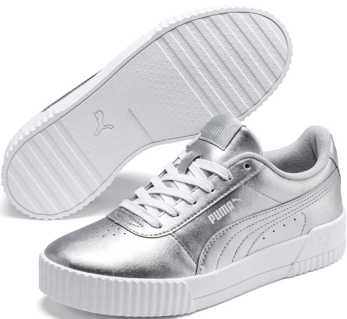 Puma Apavi Carina Metallic Silver цена и информация | Sporta apavi sievietēm | 220.lv