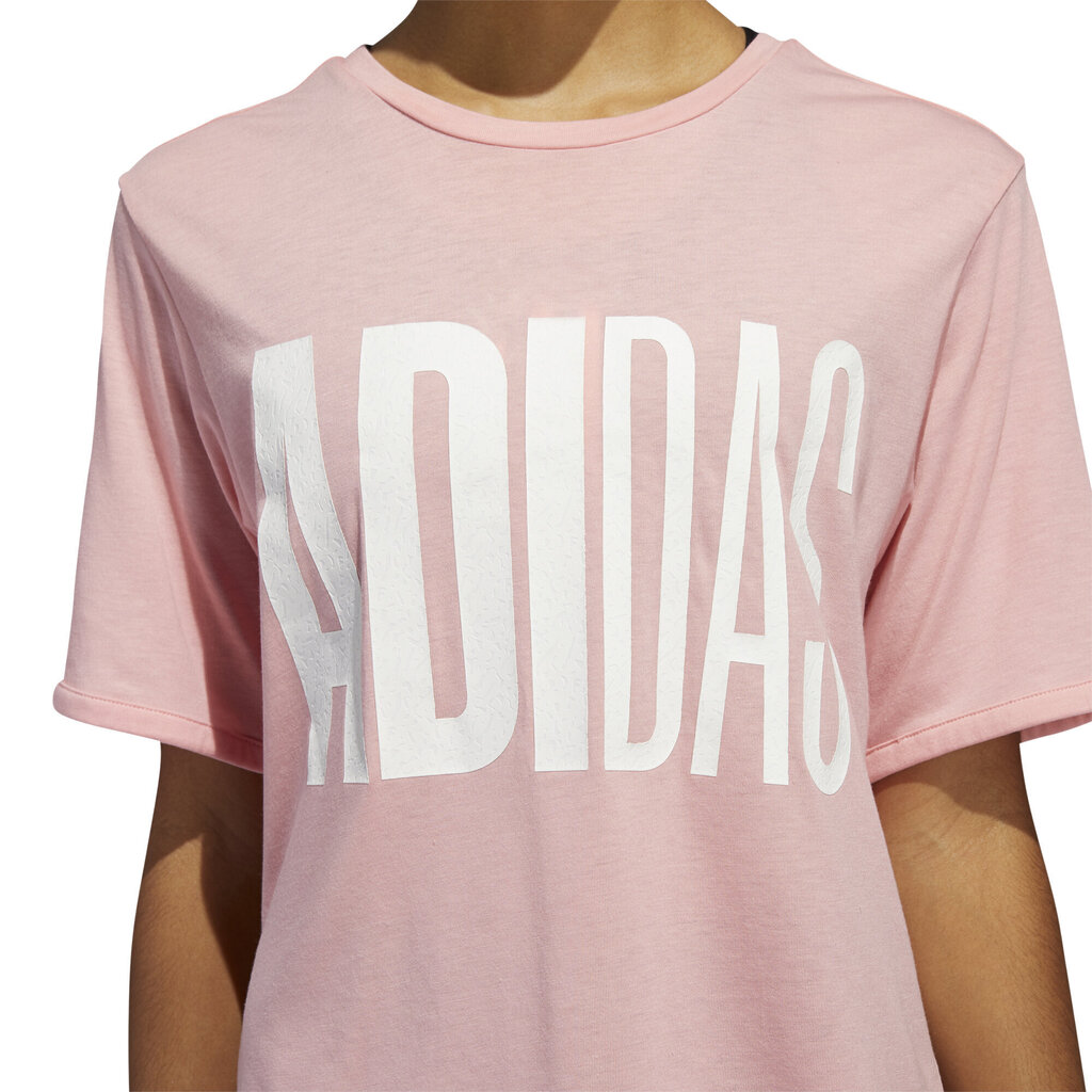 Adidas Krekliņš Univ Tee 1 W Pink цена и информация | Sporta apģērbs sievietēm | 220.lv