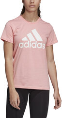 Блуза Adidas W Bos Co Tee Pink цена и информация | Спортивная одежда для женщин | 220.lv